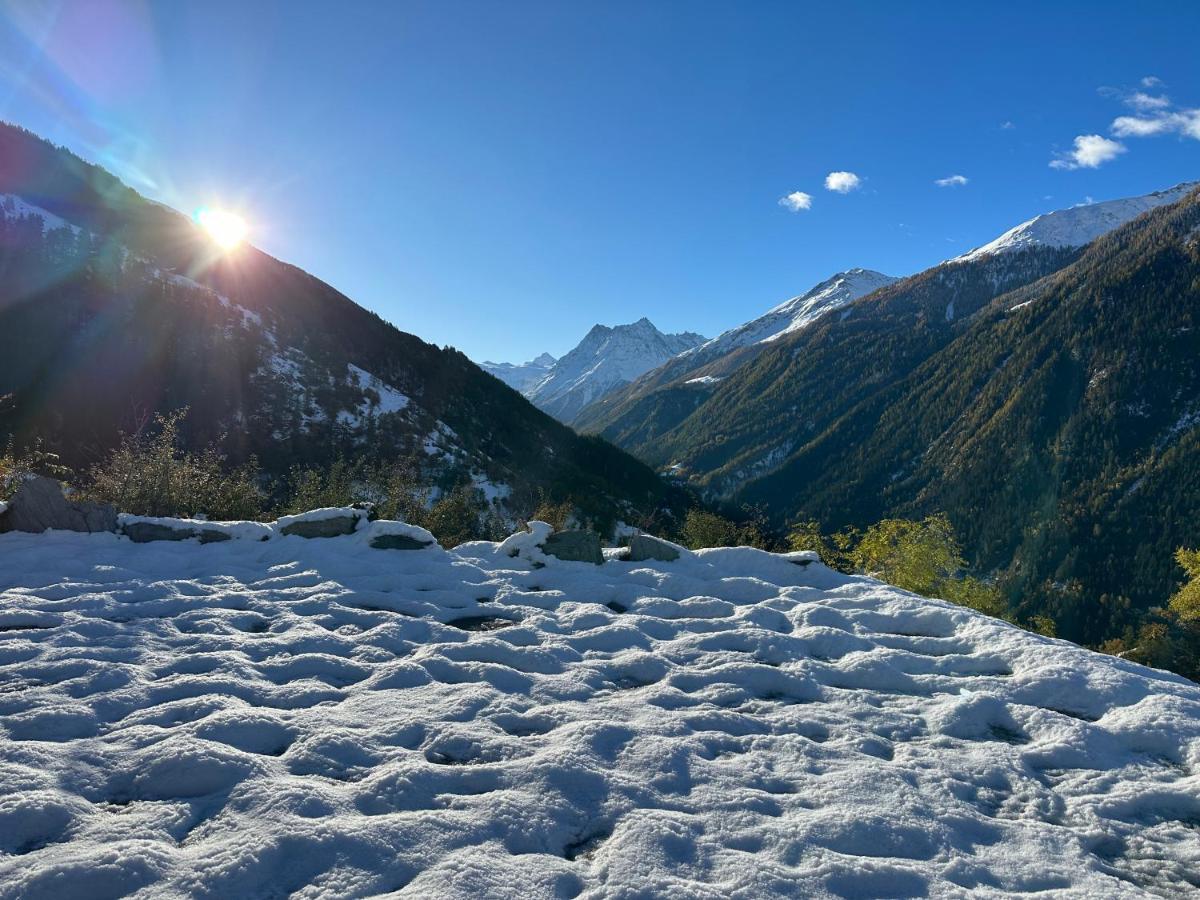 Chalet Edelweiss A Saint-Martin, Val D'Herens 외부 사진